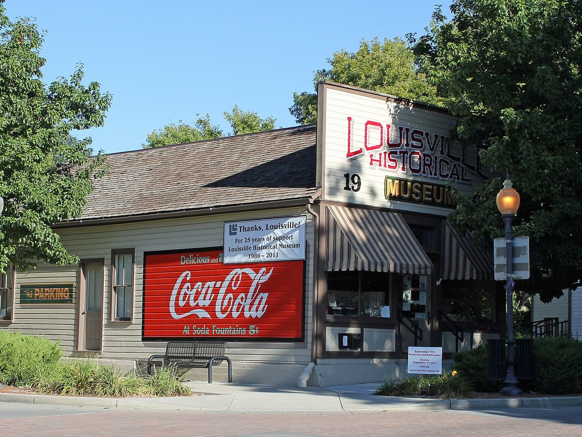 Jacoe Store on Main Street in historic downtown Louisville, Colorado