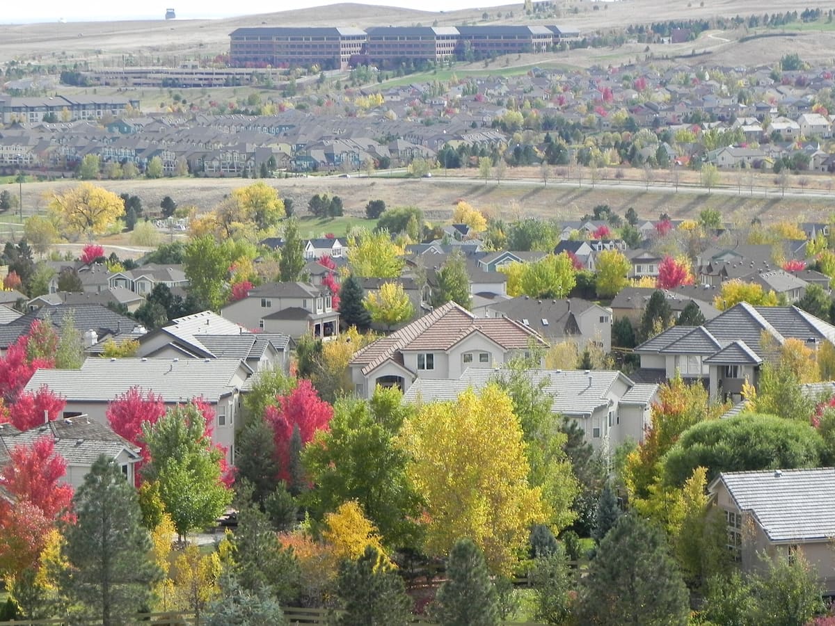 Overlook of the Rock Creek subdivision in Superior, Colorado